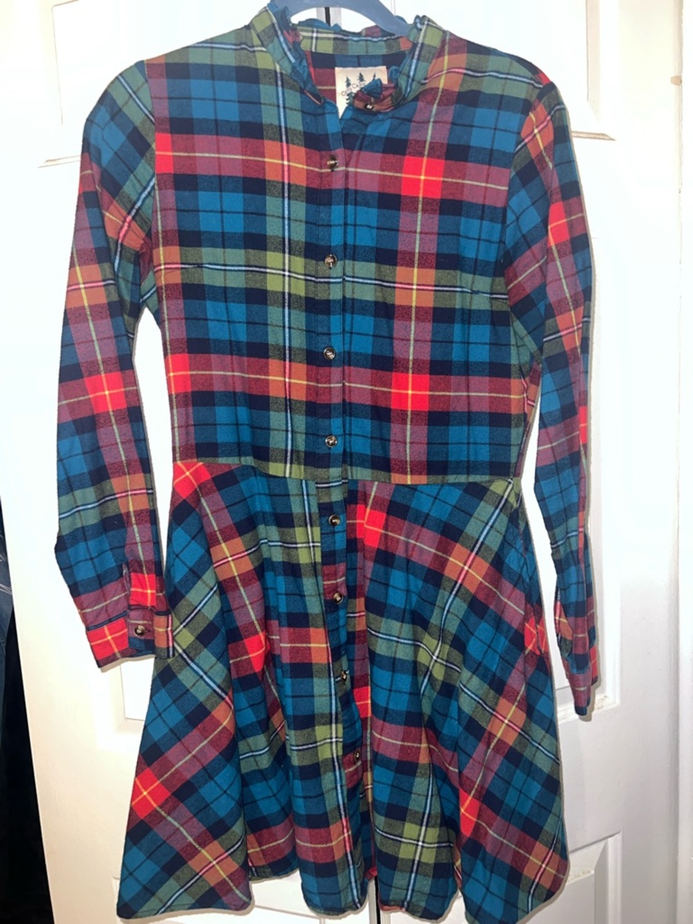 Kiel James Patrick Multicolor Plaid Flannel Shirt - Blue, Red, Green